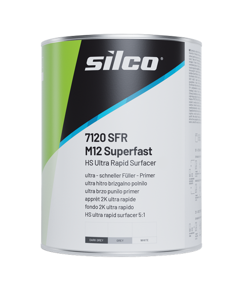 Silco Podkład akrylowy 7120 M12 SFR Superfast, HS, Biały; 3,5 l